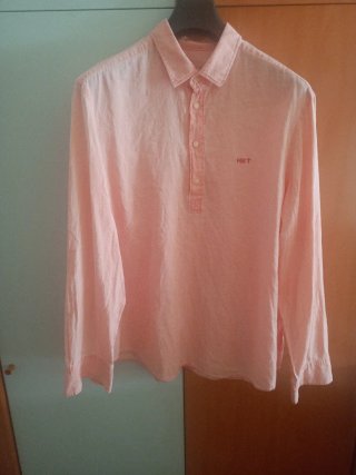 Camisa Hackett Easy Fit Rosa