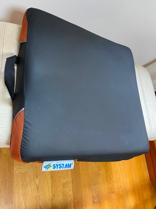 Cojín Antiescaras Systam Negro Naranja nuevo