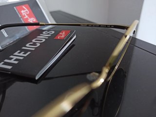 Ray-Ban RB3757 4895 Oro Montatura Ovalata