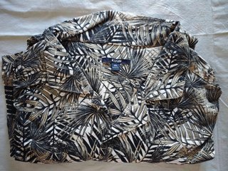 Camicia fantasia foglie Kiabi 4XL