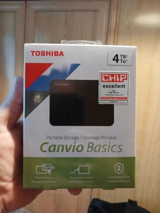 Disco Duro Externo Toshiba 4TB Canvio Basics