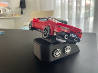 SOPORTE PARA COCHES HOTWHEELS ESTILO LEGO (MATTEL)