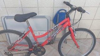 Bicicleta roja Globetrotter