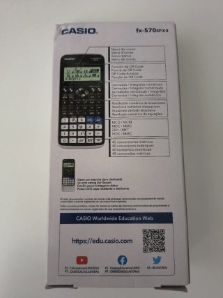 Calculadora Casio fx-570 SPX II