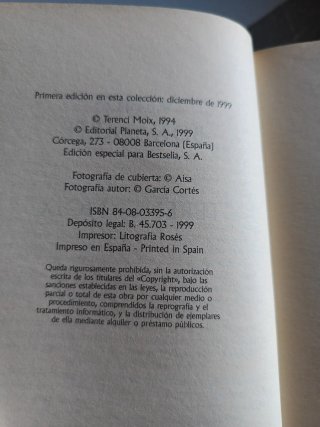Venus Bonaparte,terenci moix 1999