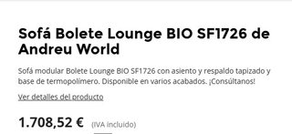 Butaca de Andreu World, mod Bolete Lounge