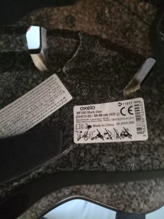 Casco Negro Patines
