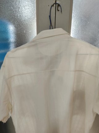 Camisa Ibicenca Blanca ANDRIO de hombre.