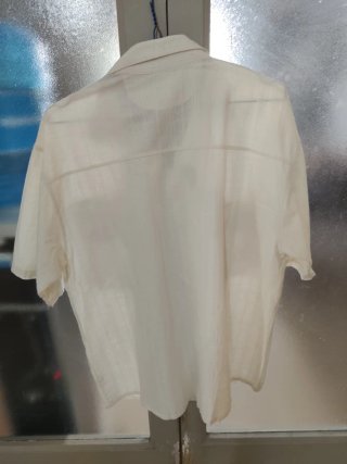 Camisa Ibicenca Blanca ANDRIO de hombre.