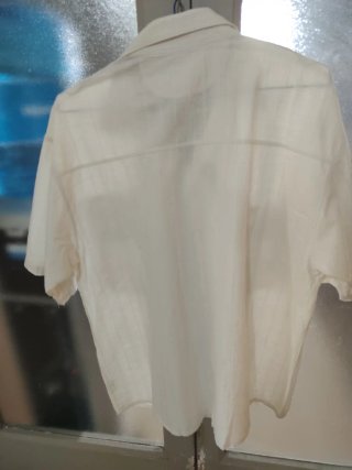 Camisa Ibicenca Blanca ANDRIO de hombre.