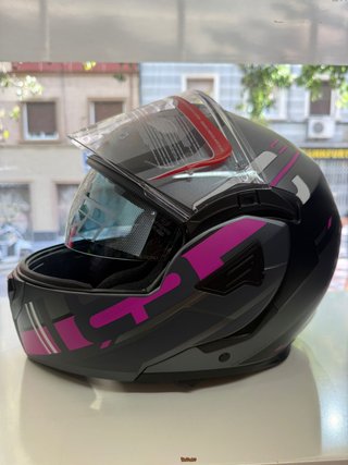 Casco Modular GIVI X30 Pulsar Negro/Rosa