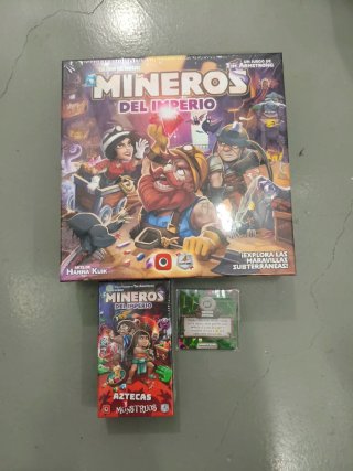Mineros del Imperio + Expansiones. Juego de mesa.