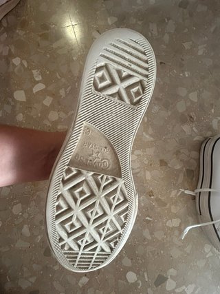 Converse All Star Piel Blancas