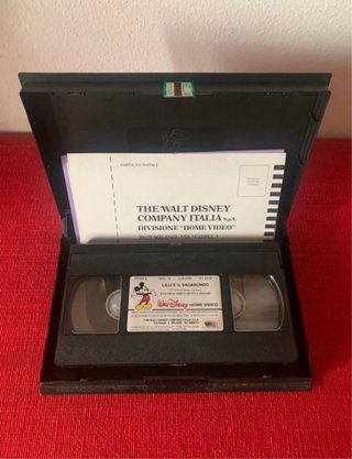 Lilli e il vagabondo VHS 1990 con bollino SIAE