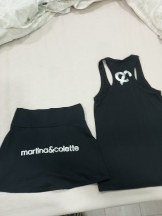 Martine&Colette Camiseta y falda Deportiva Mujer N
