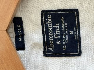 Camiseta Abercrombie & Fitch Blanca Talla M