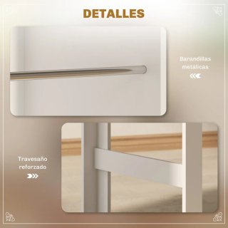 Mesa de bar alta con almacenamiento