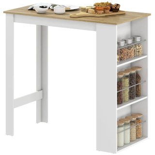 Mesa de bar alta con almacenamiento