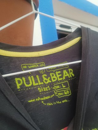 Camiseta Pull&Bear Verano Estampada
