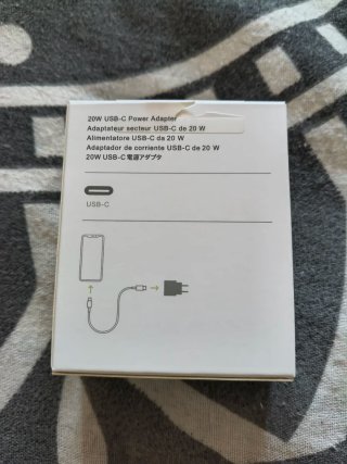Adaptador de Corriente Apple USB-C 20W