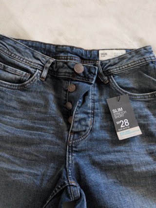 Shorts vaqueros slim fit