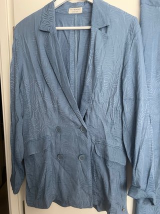 Traje pantalón y blazer Brownie azul