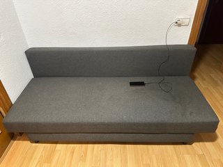 Sofá Cama Gris Tela