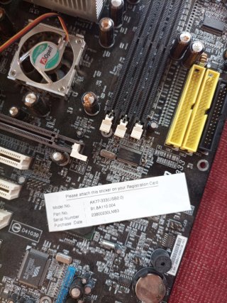Torre IBM Computer 98 e scheda madre
