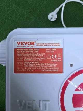 Bomba Maceradora Sanitaria SucceBuy 1200W