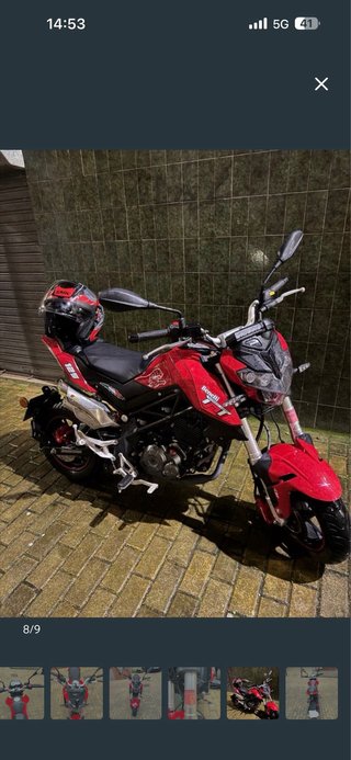 Benelli TNT 125cc Roja
