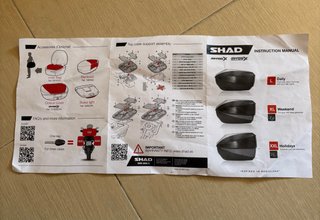 Baúl Shad SH58X carbon expandible