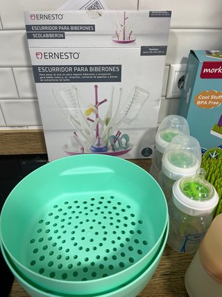 Lote Esterilizador Calientabiberones y Accesorios