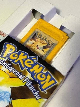 Pokémon Amarillo Edición Especial Pikachu Game Boy