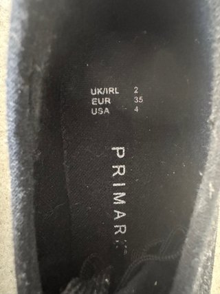 Zapatillas negras con suela de esparto T.35