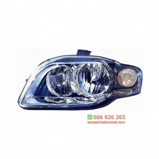 Faros delanteros para AUDI A4 (04-07), H7+H7.