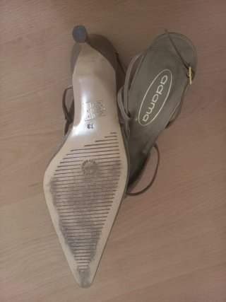 Conjunto fiesta/boda: zapatos y bolso irisados