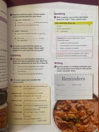 Libro de cocina CFGM ingles
