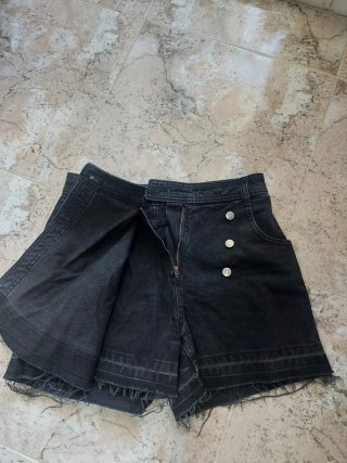 Falda pantalón Zara negra