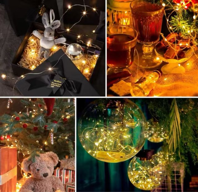 6 Mini Luci LED per Decorazione