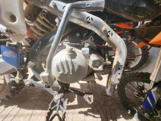 Moto Motocross KTM 46 Naranja/Azul rebe máster190c