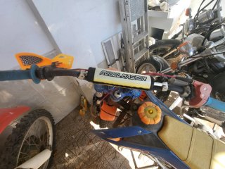 Moto Motocross KTM 46 Naranja/Azul rebe máster190c