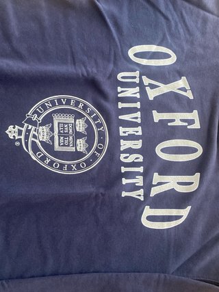 Sudadera Oxford University Azul