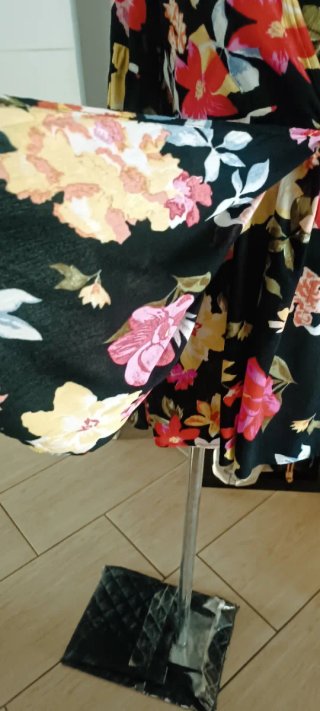Mini Abito Billabong Floreale Nero XS