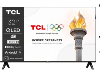 TCL 32 QLED Android TV HD HDR10 Dolby