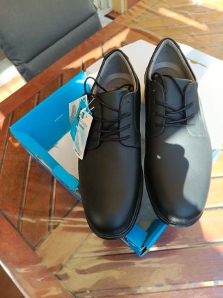 Zapatos Safety Jogger Berlín Piel Negro