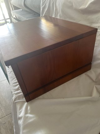 Mesita de noche 1 cajón madera