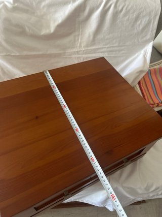 Mesita de noche 1 cajón madera