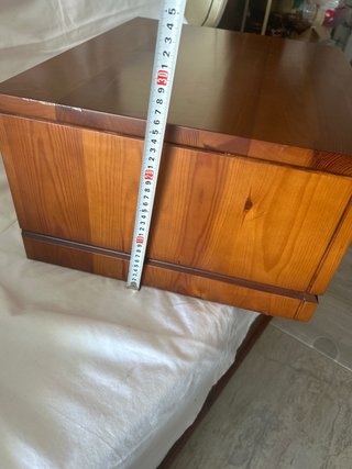 Mesita de noche 1 cajón madera