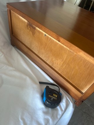 Mesita de noche 1 cajón madera
