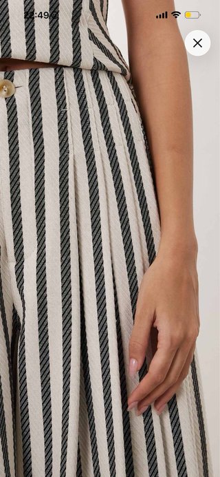 Conjunto Arrange: top y pantalón palazzo